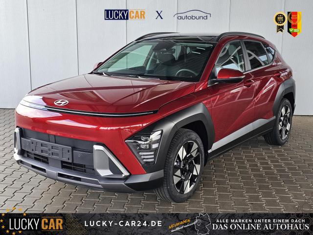Lagerfahrzeug Hyundai KONA - Premium 1.6 GDI 2WD HEV DCT / Pano - Schiebedach LED Sitz   Lenkradheizung ACC Alu 18"