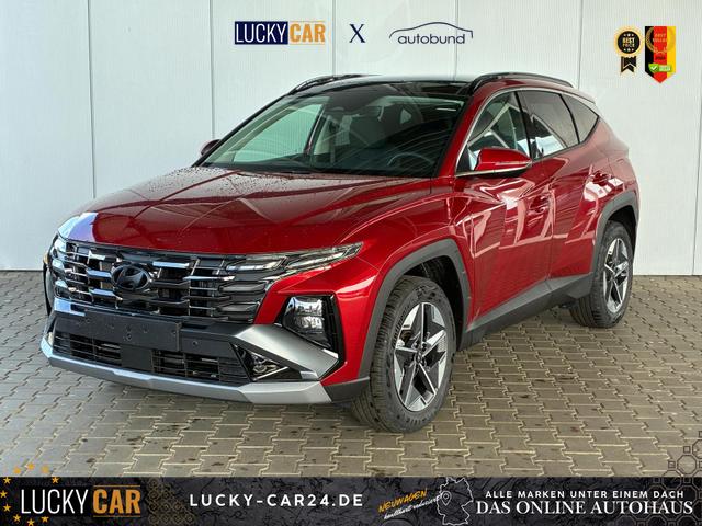 Lagerfahrzeug Hyundai TUCSON - E-Motion 1.6 T-GDi 2WD HEV / Panoramadach ACC LED Sitz   Lenkradheizung Navi PDC V&H Kamera Alu 18"
