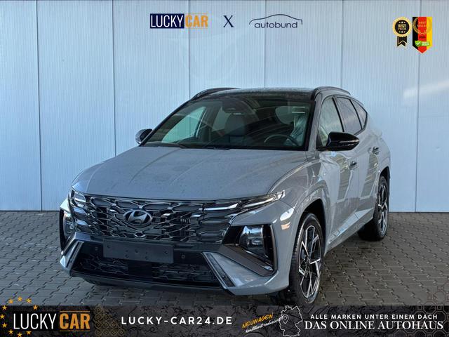 Lagerfahrzeug Hyundai TUCSON - N-Line 1.6 T-GDI 4WD HEV / Panoramadach 4x Shz ACC Head-Up Krell-Soundsystem E-Klappe Matrix-LED E-Sitze Alu 19"