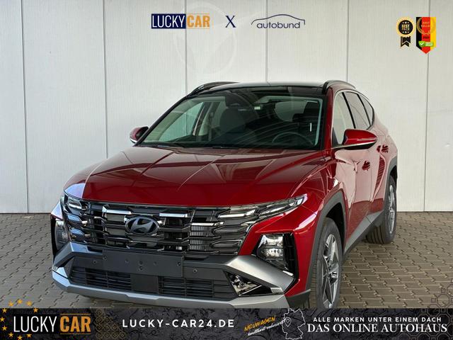 Lagerfahrzeug Hyundai TUCSON - E-Motion 1.6 T-GDI 2WD 48V DCT / Panoramadach ACC Sitz   Lenkradheizung LED Navi PDC V&H Kamera Alu 18"
