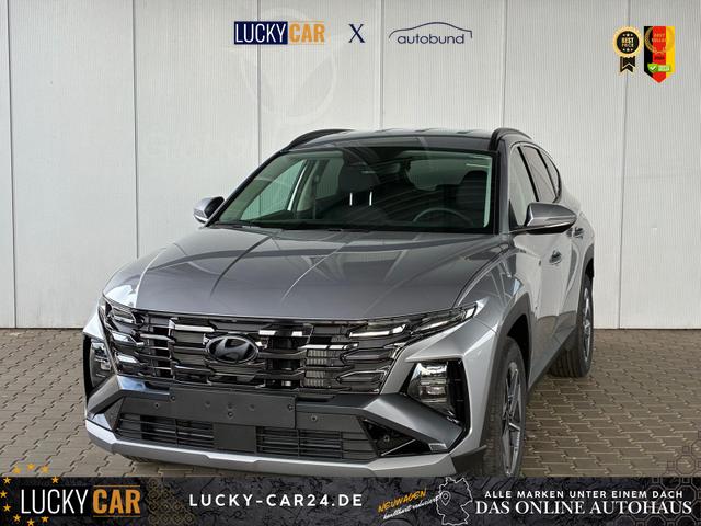 Lagerfahrzeug Hyundai TUCSON - Comfort 1.6 T-GDI 2WD 48V DCT / Matrix-LED 4x Shz E-Klappe ACC Tempomat Kamera Alu 18"