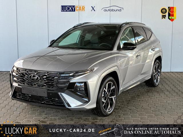 Lagerfahrzeug Hyundai TUCSON - N-Line 1.6 T-GDI 4WD HEV / Panoramadach 4x Shz ACC Head-Up Krell-Soundsystem E-Klappe Matrix-LED E-Sitze Alu 19"