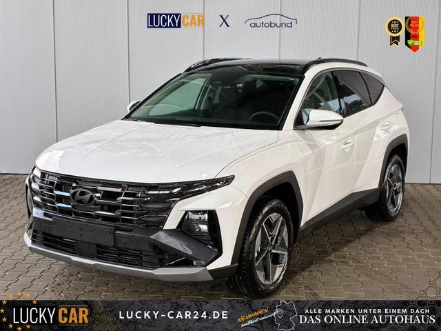 Lagerfahrzeug Hyundai TUCSON - E-Motion 1.6 T-GDi 2WD HEV / Panoramadach ACC LED Sitz   Lenkradheizung Navi PDC V&H Kamera Alu 18"