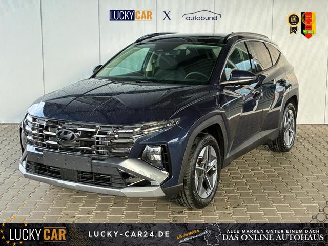 Lagerfahrzeug Hyundai TUCSON - E-Motion 1.6 T-GDI 2WD 48V DCT / Panoramadach ACC Sitz   Lenkradheizung LED Navi PDC V&H Kamera Alu 18"