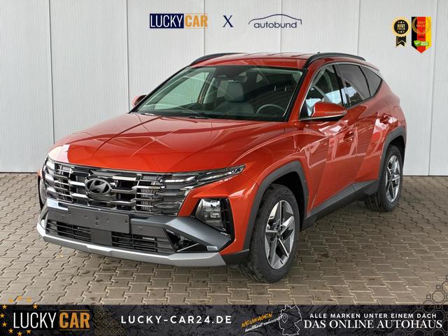 Lagerfahrzeug Hyundai TUCSON - Comfort 1.6 T-GDI 2WD 48V DCT / Matrix-LED 4x Shz E-Klappe ACC Tempomat Kamera Alu 18"