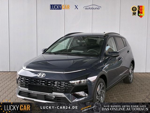 Lagerfahrzeug Hyundai BAYON - Premium 1.0 T-GDI 100 PS 48V 7DCT / Keyless ACC Soundsystem BOSE Sitz   Lenkradheizung LED Navi PDC V&H Kamera Totwinkel Alu 16"