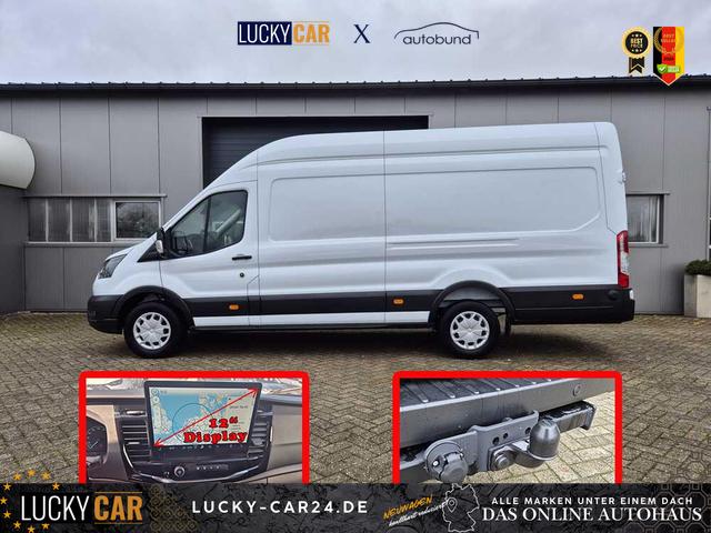 Lagerfahrzeug Ford Transit - 350 L4H3 2.0 EcoBlue 130PS Trend Heckantrieb 3,5t 2-Sitzer AHK Sitzheizung Frontscheibe beheizb. Klimaautomatik Navi PDC v h Bluetooth DAB Apple CarPlay Android Auto Tempomat Ganzj.Reifen