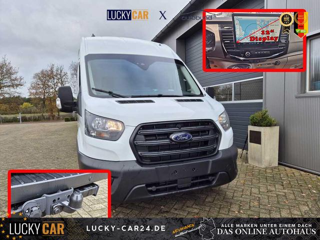 Lagerfahrzeug Ford Transit - 350 L4H3 2.0 EcoBlue 130PS Trend Heckantrieb 3,5t 2-Sitzer AHK Sitzheizung Frontscheibe beheizb. Klimaautomatik Navi PDC v h Bluetooth DAB Apple CarPlay Android Auto Tempomat Ganzj.Reifen