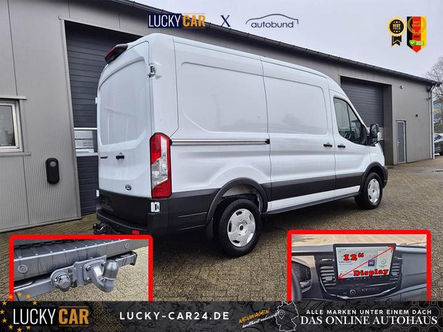 Lagerfahrzeug Ford Transit - L2H2 2.0 EcoBlue 165PS Trend Heckantrieb 3,5t 2-Sitzer AHK Sitzheizung Lenkradheizung Frontscheibe beheizb. Klimaautomatik PDC v h Rückf.Kamera Bluetooth DAB Apple CarPlay Android Auto Tempomat Ganzj.Reifen