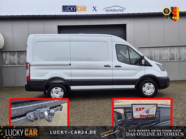 Lagerfahrzeug Ford Transit - L2H2 2.0 EcoBlue 165PS Trend Heckantrieb 3,5t 2-Sitzer AHK Sitzheizung Lenkradheizung Frontscheibe beheizb. Klimaautomatik PDC v h Rückf.Kamera Bluetooth DAB Apple CarPlay Android Auto Tempomat Ganzj.Reifen