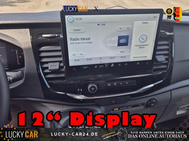 Lagerfahrzeug Ford Transit - L2H2 2.0 EcoBlue 165PS Trend Heckantrieb 3,5t 2-Sitzer AHK Sitzheizung Lenkradheizung Frontscheibe beheizb. Klimaautomatik PDC v h Rückf.Kamera Bluetooth DAB Apple CarPlay Android Auto Tempomat Ganzj.Reifen
