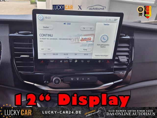 Lagerfahrzeug Ford Transit - L2H2 2.0 EcoBlue 130PS Trend 3,5t 2-Sitzer AHK Sitzheizung Lenkradheizung Frontscheibe beheizb. Klimaautomatik PDC v h Rückf.Kamera Bluetooth DAB Apple CarPlay Android Auto Tempomat Ganzj.Reifen