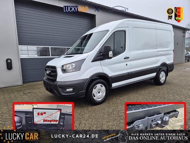 Lagerfahrzeug Ford Transit - L2H2 2.0 EcoBlue 130PS Trend 3,5t 2-Sitzer AHK Sitzheizung Lenkradheizung Frontscheibe beheizb. Klimaautomatik PDC v h Rückf.Kamera Bluetooth DAB Apple CarPlay Android Auto Tempomat Ganzj.Reifen