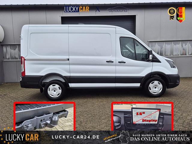 Lagerfahrzeug Ford Transit - L2H2 2.0 EcoBlue 130PS Trend 3,5t 2-Sitzer AHK Sitzheizung Lenkradheizung Frontscheibe beheizb. Klimaautomatik PDC v h Rückf.Kamera Bluetooth DAB Apple CarPlay Android Auto Tempomat Ganzj.Reifen