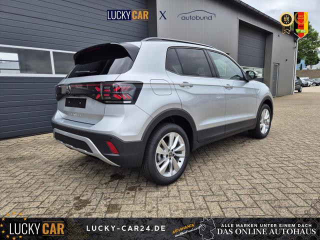 Lagerfahrzeug Volkswagen T-Cross - 1.0 TSI 116PS DSG Life LED-Matrix-Scheinwerfer Klimaautomatik Sitzheizung PDC R&uuml;ckf.Kamera 17-LM abged.Scheiben 2xKeyless DAB  Bluetooth Touchscreen Apple CarPlay Android Auto
