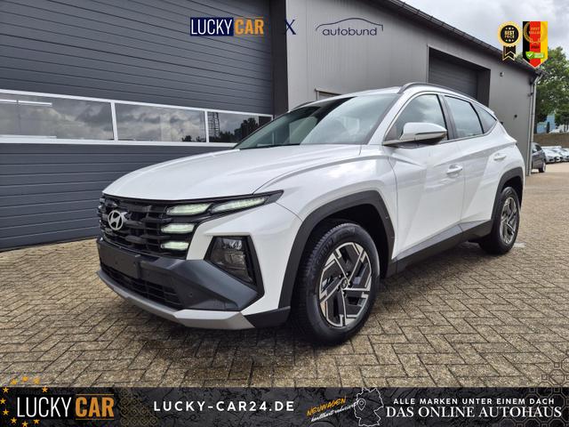 Lagerfahrzeug Hyundai TUCSON - 1.6 T-GDI 160PS Sitzheizung Lenkradheizung Klimaautomatik Navi 12,3"-Touchscreen DAB  wireless Apple CarPlay   Android Auto PDC v h Rückf.Kamera 2xKeyless 17-LM