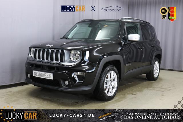 Lagerfahrzeug Jeep Renegade - Limited 1.0 T3 GSE 88kW, Panorama-Glasschiebedach, Winter-Paket, Funktions-Paket, Business-Paket, AppleCarPlay&Android Auto, LaneSense, Rückfahrkamera, Nebelscheinwerfer, 17"-Leichtmetallfelgen, uvm.