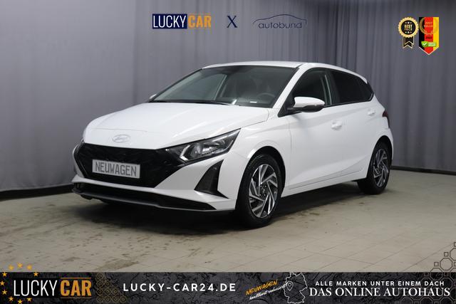 Lagerfahrzeug Hyundai i20 - i Line Plus 1.0 T-GDi 74kW, 5 Jahre Garantie Winter-Paket, Lederlenkrad, Digitales Cockpit, 8" Infotainmentsystem, AppleCarPlay&Android Auto, Radio DAB, Rückfahrkamera, Tempomat, 16"-Leichtmetallfelgen, uvm.