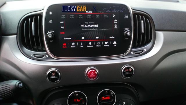 Abarth 595 Turismo UConnect 7 Nav UConnect 7 touch Bluetooth DAB+ Apple CarPlay Android Auto 