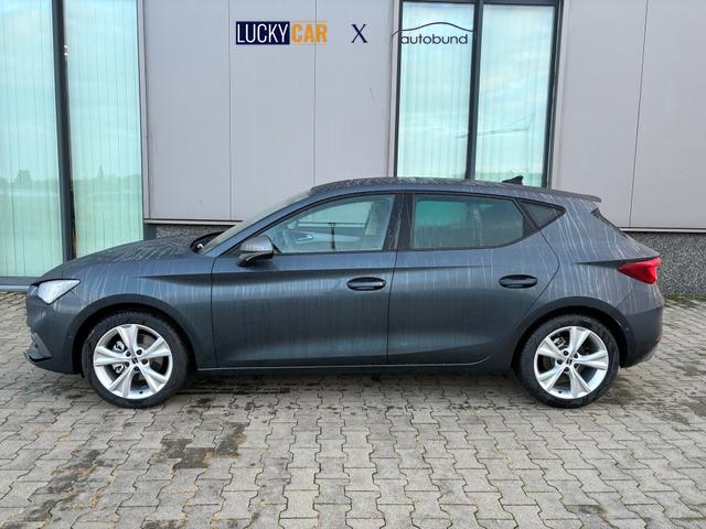 Seat Leon Style 1.5 eTSI Mild-Hybrid 115PS DSG/AUTOMATIK, 5 Jahre Garantie, 16" Alu, Climatronic, Parksensoren vorn/hinten, Media System PLUS 10,4"/Bluetooth, Tempomat, Full Digital Cockpit, LED-Scheinwerfer, M-Lederlenkrad, Reserverad, Verkehrszeichenerkennung 