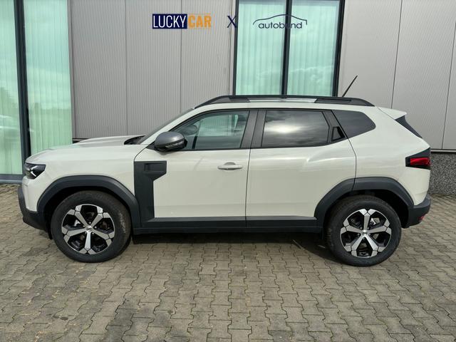 Dacia Duster Extreme 1.8 HYBRID 155 (Benzin/Elektro) AUTOMATIK, 17" Alufelgen "TERGAN", Klimaautomatik, Hands-free, Rückfahrkamera, Parksensoren hinten, LED-Scheinwerfer, Radio 10" + Smartphone-Spiegelung, Abgedunkelte Scheiben, Nebelscheinwerfer, Armlehne, Dachreling, Tempo 