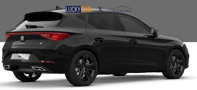 Seat Leon FR Black Edition 1.5 eTSI 150PS DSG, 5J GARANTIE, 18" Alu schwarz, Winterpaket, Alarm, 3-Zonen-Climatronic, Abgedunkelte Scheiben, Park Assistent, Rückfahrkamera, Parksensoren vorn/hinten, Sportsitze, NAVIGATION 12,9", Adaptiver Tempomat, TOTER-WINKEL, MATRIX-LED-SCHEINW 