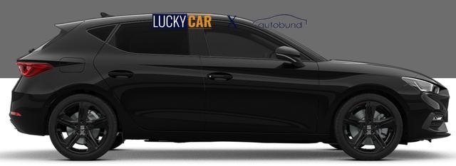 Seat Leon FR Black Edition 1.5 eTSI 150PS DSG, 5J GARANTIE, 18" Alu schwarz, Winterpaket, Alarm, 3-Zonen-Climatronic, Abgedunkelte Scheiben, Park Assistent, Rückfahrkamera, Parksensoren vorn/hinten, Sportsitze, NAVIGATION 12,9", Adaptiver Tempomat, TOTER-WINKEL, MATRIX-LED-SCHEINW 