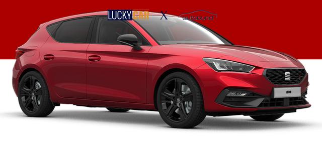 Seat Leon FR Black Edition 1.5 eTSI 150PS DSG, 5J GARANTIE, 18" Alu schwarz, Winterpaket, Alarm, 3-Zonen-Climatronic, Abgedunkelte Scheiben, Park Assistent, Rückfahrkamera, Parksensoren vorn/hinten, Sportsitze, NAVIGATION 12,9", Adaptiver Tempomat, TOTER-WINKEL, MATRIX-LED-SCHEINW 