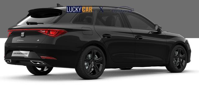 Seat Leon Sportstourer FR Black Edition 1.5 TSI 150PS, 5J Garantie, 18" Alu schwarz Winterpaket, Alarm, 3-Zonen-Climatronic, Abgedunkelte Scheiben, Park Assistent, R&uuml;ckfahrkamera, Parksensoren vorn/hinten, Sportsitze, NAVIGATION 12,9", ACC, TOTER-WINKEL, MATRIX-LED-SCHEINWERFER 