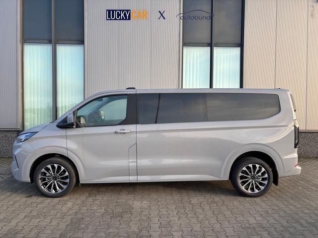 Ford Tourneo Custom Titanium 2.0 TDCi 136PS AUTOMATIK L2 (LANGER RADSTAND) H1, 5 Jahre Garantie, 8 Plätze, 17" Alu, Sitzheizung, Klimautomatik vo/hi, Privacy-Glas, Spiegel elektr. anklappbar, Parksensoren v/h, Rückfahrkamera, LED-Scheinwerfer, Keyless, Beheizte Frontscheibe, Radio 