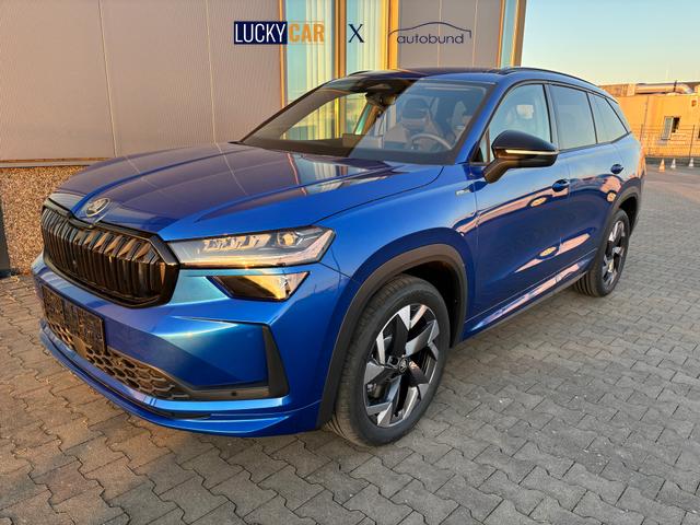 Skoda Kodiaq Sportline Angebot f. Menschen mit Behinderung 100%! 1.5 TSI 150PS DSG, 19" Alu, NAVI 13", MATRIX-LED-Scheinwerfer, KESSY, Alarm, Parksensoren vorn/hinten, Rückfahrkamera, Tempomat, Elektr. Heckklappe + Fahrersitz, Sitzheizung, 3-Zonen-Climatronic 