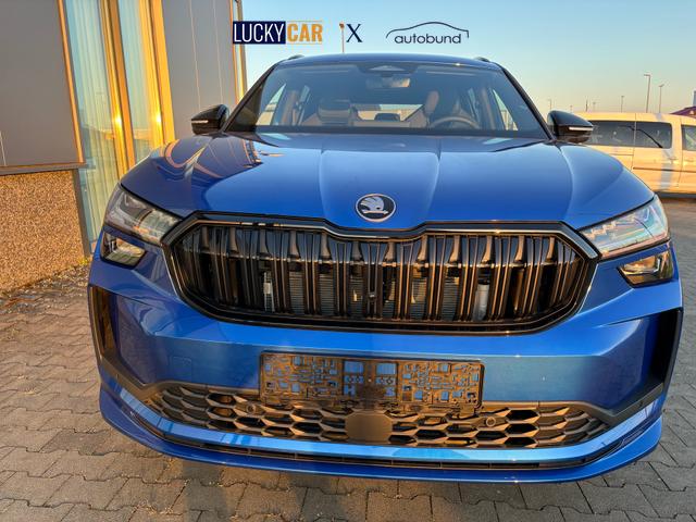 Skoda Kodiaq Sportline Angebot f. Menschen mit Behinderung 100%! 1.5 TSI 150PS DSG, 19" Alu, NAVI 13", MATRIX-LED-Scheinwerfer, KESSY, Alarm, Parksensoren vorn/hinten, Rückfahrkamera, Tempomat, Elektr. Heckklappe + Fahrersitz, Sitzheizung, 3-Zonen-Climatronic 