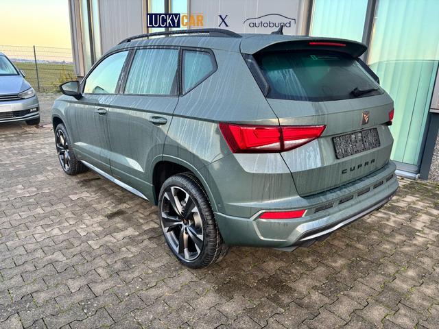 Cupra Ateca Basis 1.5 TSI 150PS DSG/AUTOMATIK, 5 Jahre Garantie, 19" Alu, NAVI 9,2", Climatronic, Park Assist, Parksensoren vorn/hinten, Digitales Cockpit, Privacy-Glas, Kessy, Sportschalensitze, Voll-LED-Scheinwerfer, Dachreling, Beheiztes M-Lederlenkrad, Tempomat 