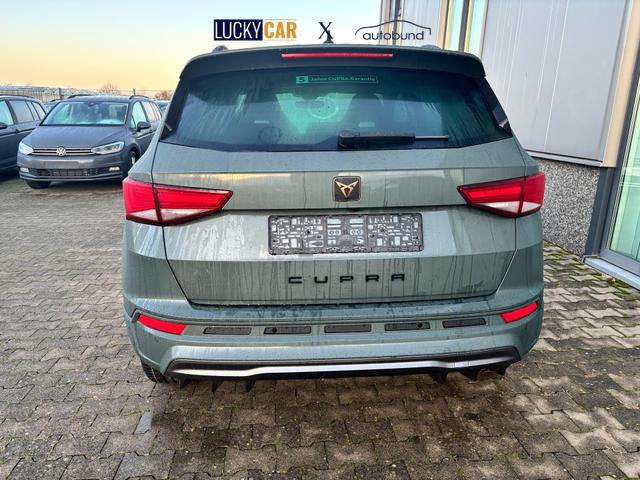 Cupra Ateca Basis 1.5 TSI 150PS DSG/AUTOMATIK, 5 Jahre Garantie, 19" Alu, NAVI 9,2", Climatronic, Park Assist, Parksensoren vorn/hinten, Digitales Cockpit, Privacy-Glas, Kessy, Sportschalensitze, Voll-LED-Scheinwerfer, Dachreling, Beheiztes M-Lederlenkrad, Tempomat 