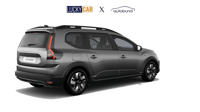 Dacia Jogger Expression TCe 110, 5-SITZPL&Auml;TZE, 3 Jahre Garantie, Klimaanlage, Parksensoren hinten, R&uuml;ckfahrkamera, Abgedunkelte Scheiben Lederlenkrad, Nebelscheinwerfer, Armlehne, Radio Media Display 10 + Smartphone-Spiegelung, Tempomat, Dachreling 