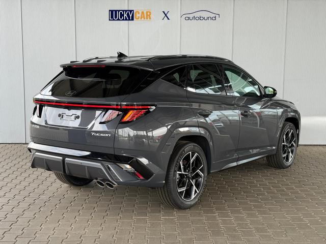 Hyundai TUCSON N-Line 1.6 T-GDI / E-Klappe PDC V&H + Kamera Keyless 3-Zonen Klimaaut. LED Navi Alu 19" Sonderpreis mit leichter Delle! 