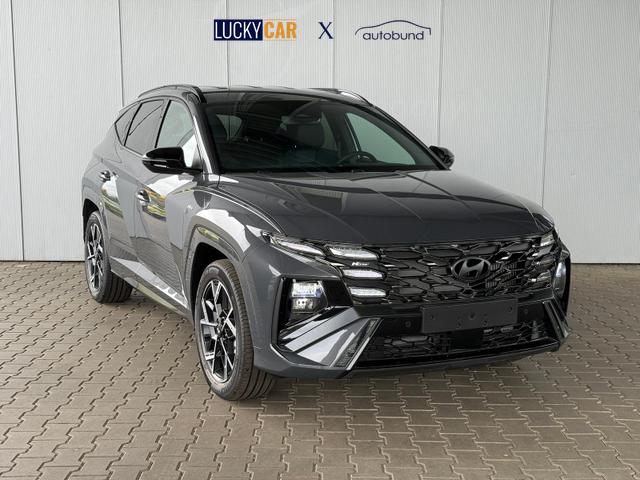 Hyundai TUCSON N-Line 1.6 T-GDI / E-Klappe PDC V&H + Kamera Keyless 3-Zonen Klimaaut. LED Navi Alu 19" Sonderpreis mit leichter Delle! 