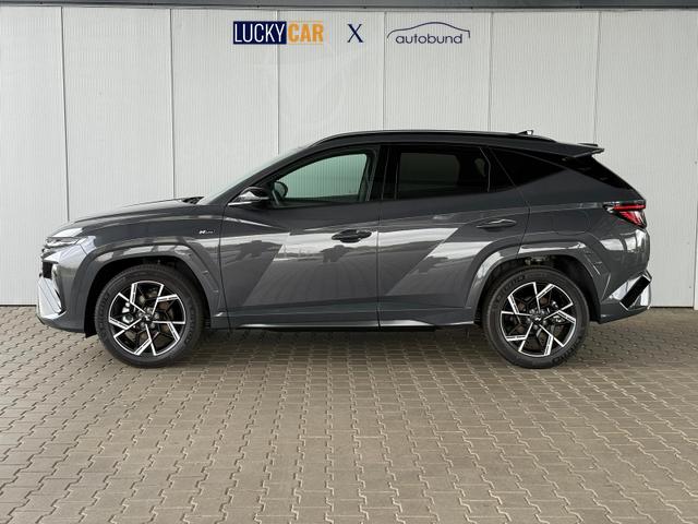 Hyundai TUCSON N-Line 1.6 T-GDI / E-Klappe PDC V&H + Kamera Keyless 3-Zonen Klimaaut. LED Navi Alu 19" Sonderpreis mit leichter Delle! 