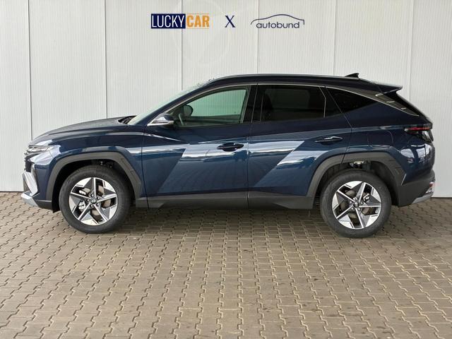 Hyundai TUCSON E-Motion 1.6 T-GDi 2WD HEV / Panoramadach ACC LED Sitz + Lenkradheizung Navi PDC V&H Kamera Alu 18" 