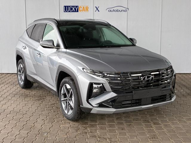 Hyundai TUCSON E-Motion 1.6 T-GDi 2WD HEV / Panoramadach ACC LED Sitz + Lenkradheizung Navi PDC V&H Kamera Alu 18" 