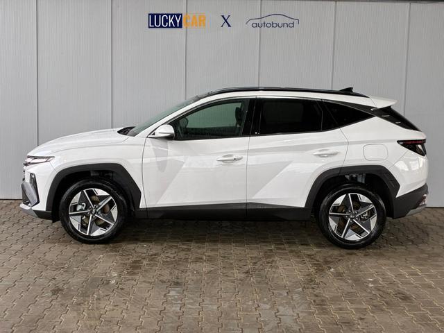 Hyundai TUCSON E-Motion 1.6 T-GDi 2WD HEV / Panoramadach ACC LED Sitz + Lenkradheizung Navi PDC V&H Kamera Alu 18" 
