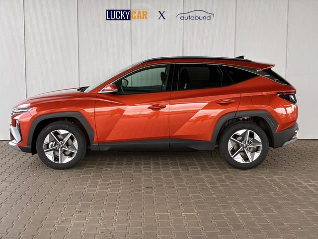 Hyundai TUCSON E-Motion 1.6 T-GDI 2WD 48V DCT / Panoramadach ACC Sitz + Lenkradheizung LED Navi PDC V&H Kamera Alu 18" 