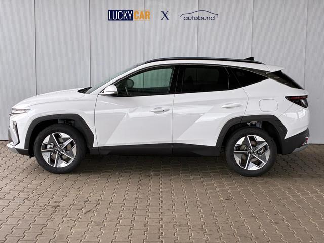 Hyundai TUCSON E-Motion 1.6 T-GDI 2WD 48V DCT / Panoramadach ACC Sitz + Lenkradheizung LED Navi PDC V&H Kamera Alu 18" 