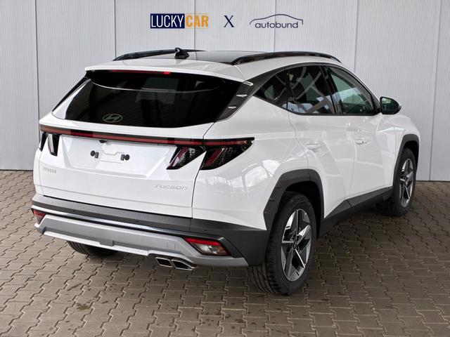 Hyundai TUCSON E-Motion 1.6 T-GDI 2WD 48V DCT / Panoramadach ACC Sitz + Lenkradheizung LED Navi PDC V&H Kamera Alu 18" 