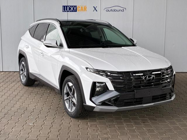 Hyundai TUCSON E-Motion 1.6 T-GDI 2WD 48V DCT / Panoramadach ACC Sitz + Lenkradheizung LED Navi PDC V&H Kamera Alu 18" 