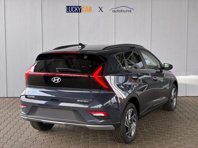 Hyundai BAYON Premium 1.0 T-GDI 100 PS 48V 7DCT / Keyless ACC Soundsystem BOSE Sitz + Lenkradheizung LED Navi PDC V&H Kamera Totwinkel Alu 16" 