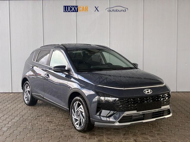 Hyundai BAYON Premium Sky 1.0 T-GDI 100 PS 48V 7DCT / Keyless ACC Soundsystem BOSE Sitz + Lenkradheizung LED Navi PDC V&H Kamera Totwinkel Alu 16" 