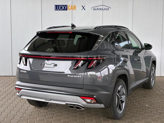 Hyundai TUCSON E-Motion 1.6 T-GDI 2WD 48V DCT / Panoramadach ACC Sitz + Lenkradheizung LED Navi PDC V&H Kamera Alu 18" 