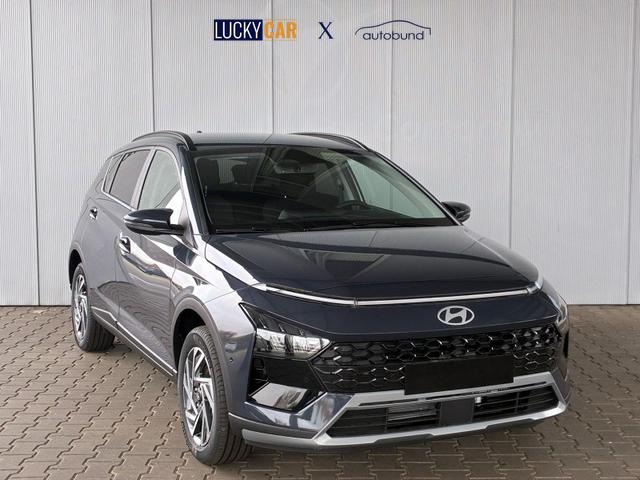 Hyundai BAYON Premium 1.0 T-GDI 100 PS 48V 7DCT / Keyless ACC Soundsystem BOSE Sitz + Lenkradheizung LED Navi PDC V&H Kamera Totwinkel Alu 16" 