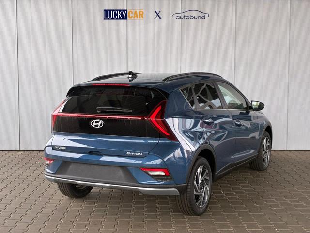 Hyundai BAYON Premium 1.0 T-GDI 100 PS 48V 7DCT / Keyless ACC Soundsystem BOSE Sitz + Lenkradheizung LED Navi PDC V&H Kamera Totwinkel Alu 16" 